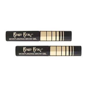 CLOSEOUT!! 2 Pack Belle Beauty Brave Brow Moisturizing Brow Gel in Clear